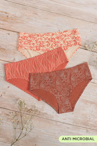 Zivame Regular Rise Full Coverage Hipster Panty (Pack of 3) - Multicolor — thumbnail 1